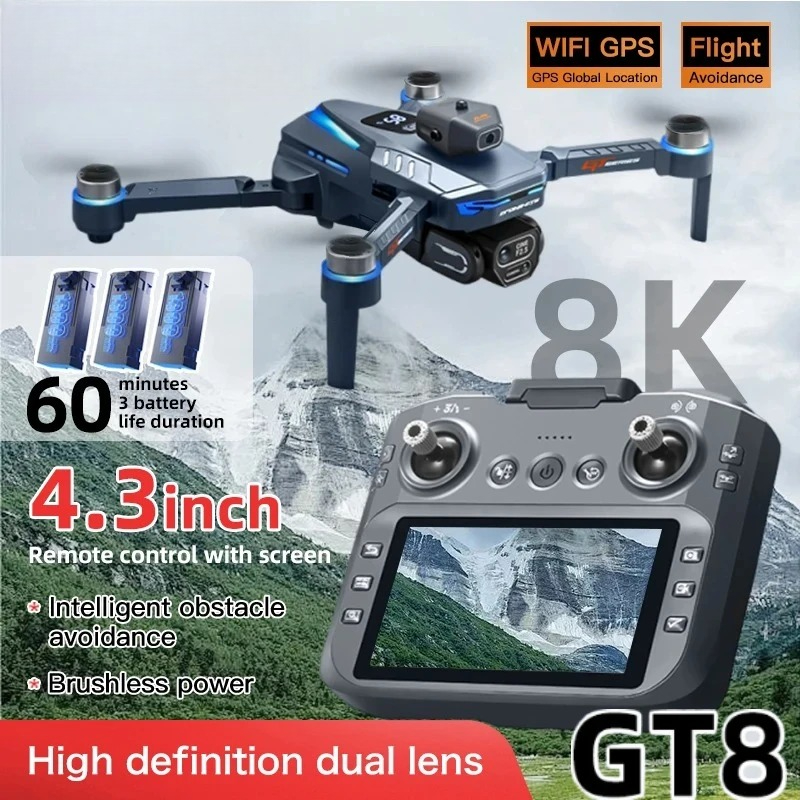Jjrc Drone X12 - طائرة بدون طيار GT8 الأصلية بدقة