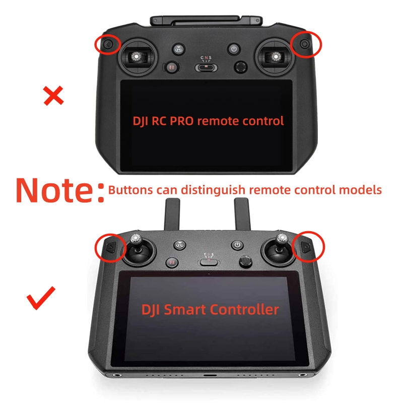 قطعتان من عصا التحكم بالإبهام  - مراجعة Drone Control Stick وسعره