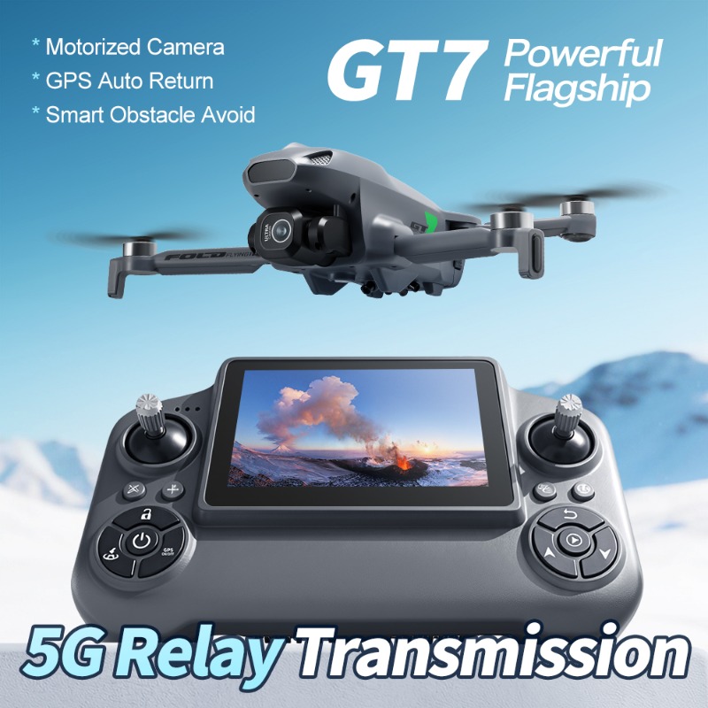 طائرة بدون طيار احترافية GT7 R - مراجعة Drone Controller Screen وسعره