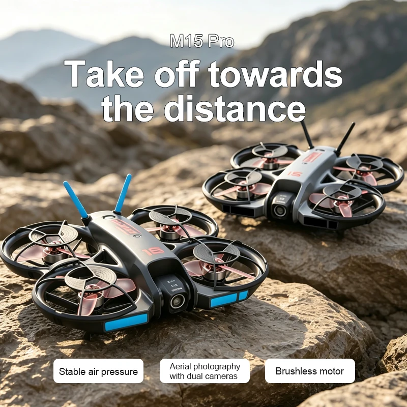 طائرة درون M15 FPV جديدة لعام  - مراجعة Drone Controller Screen وسعره