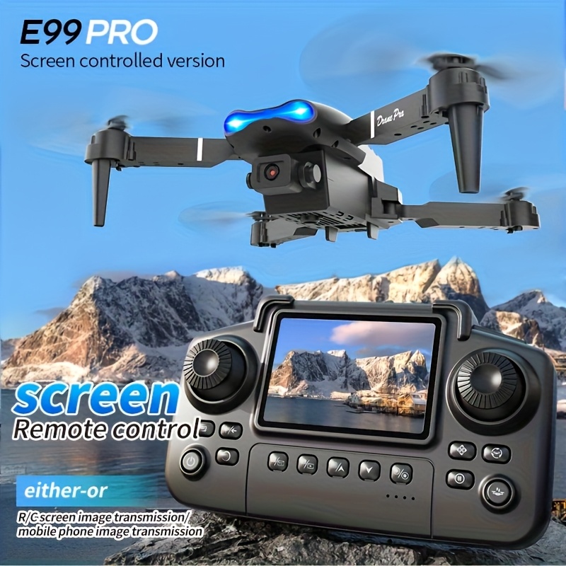 طائرة بدون طيار قابلة للطي E99 - مراجعة Drone Controller Screen وسعره